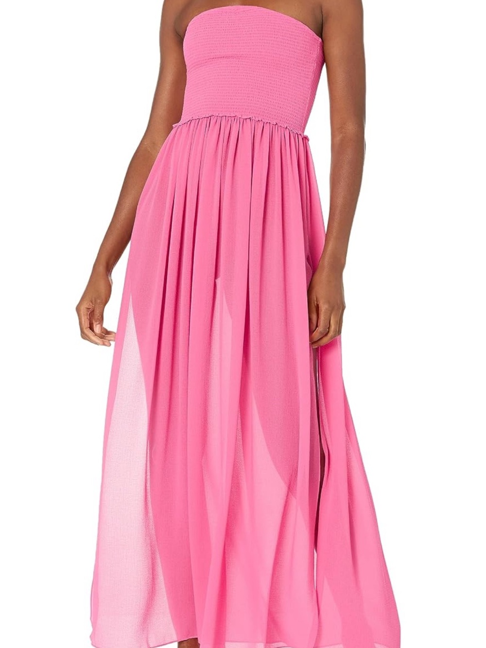 Ramy Brook Women's Calista Strapless Maxi Dress Pink